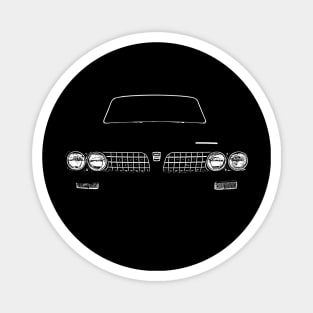 Triumph Dolomite Sprint 1970s British classic car minimalist Magnet